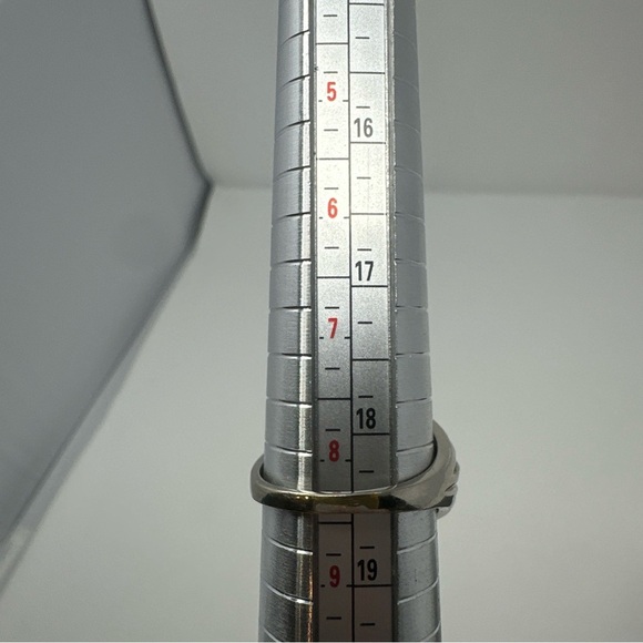 Saphrim Kibbutz Revadim Roman Glass Size 8.5 Ring set in‎ Sterling Silver - Picture 3 of 7